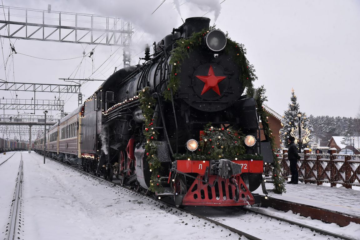 На старый Новый год ретропоезд «Уральский экспресс» отправится в спецрейс  по Екатеринбургу - «Уральский рабочий»